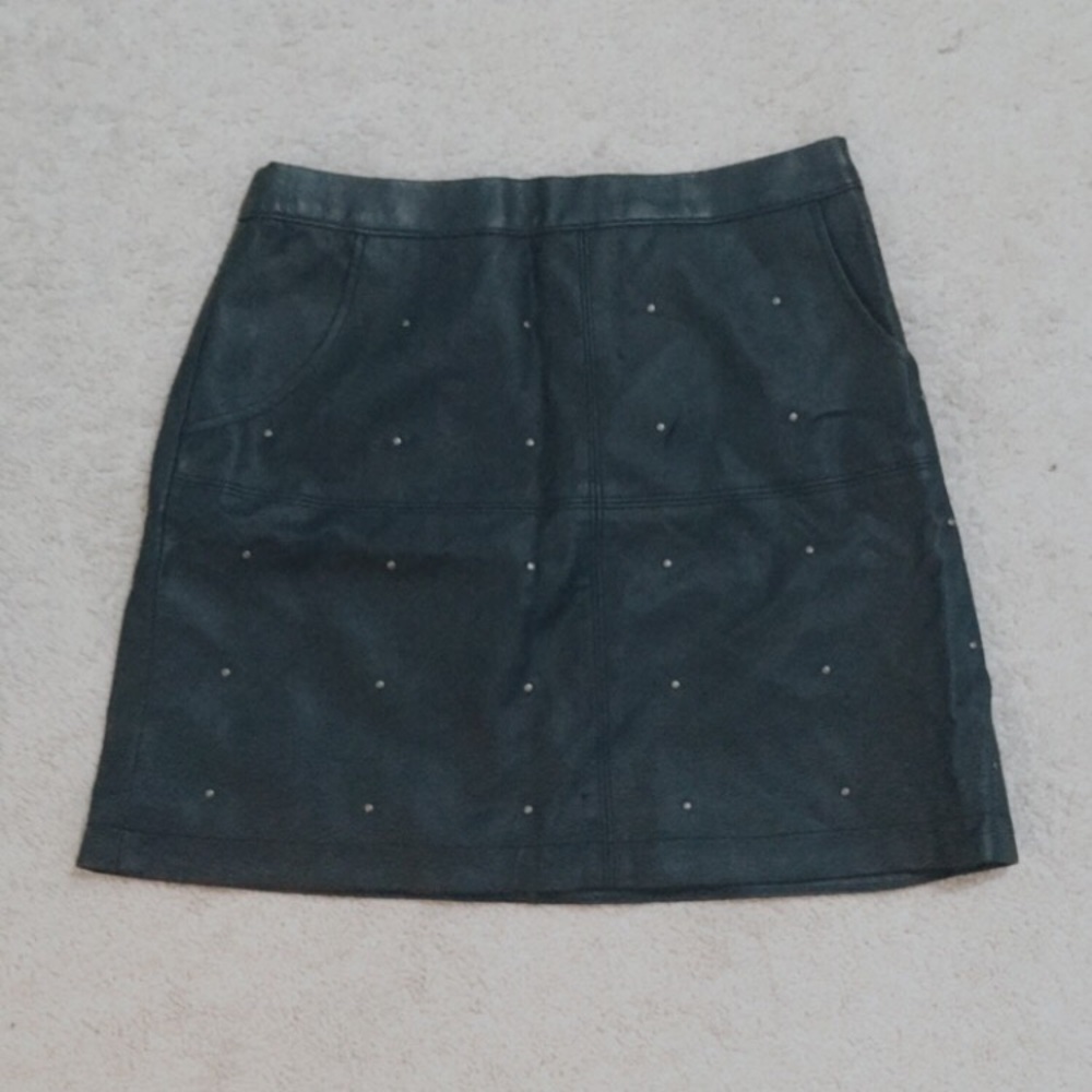 Hollister faux leather skirt